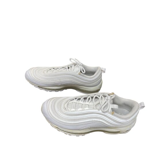 Nike Air Max 97 Triple White Womans Low Top Sneakers Sz 10 SKU 9484 - Picture 4 of 16